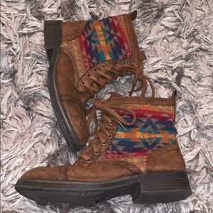 Aztec Combat Boots